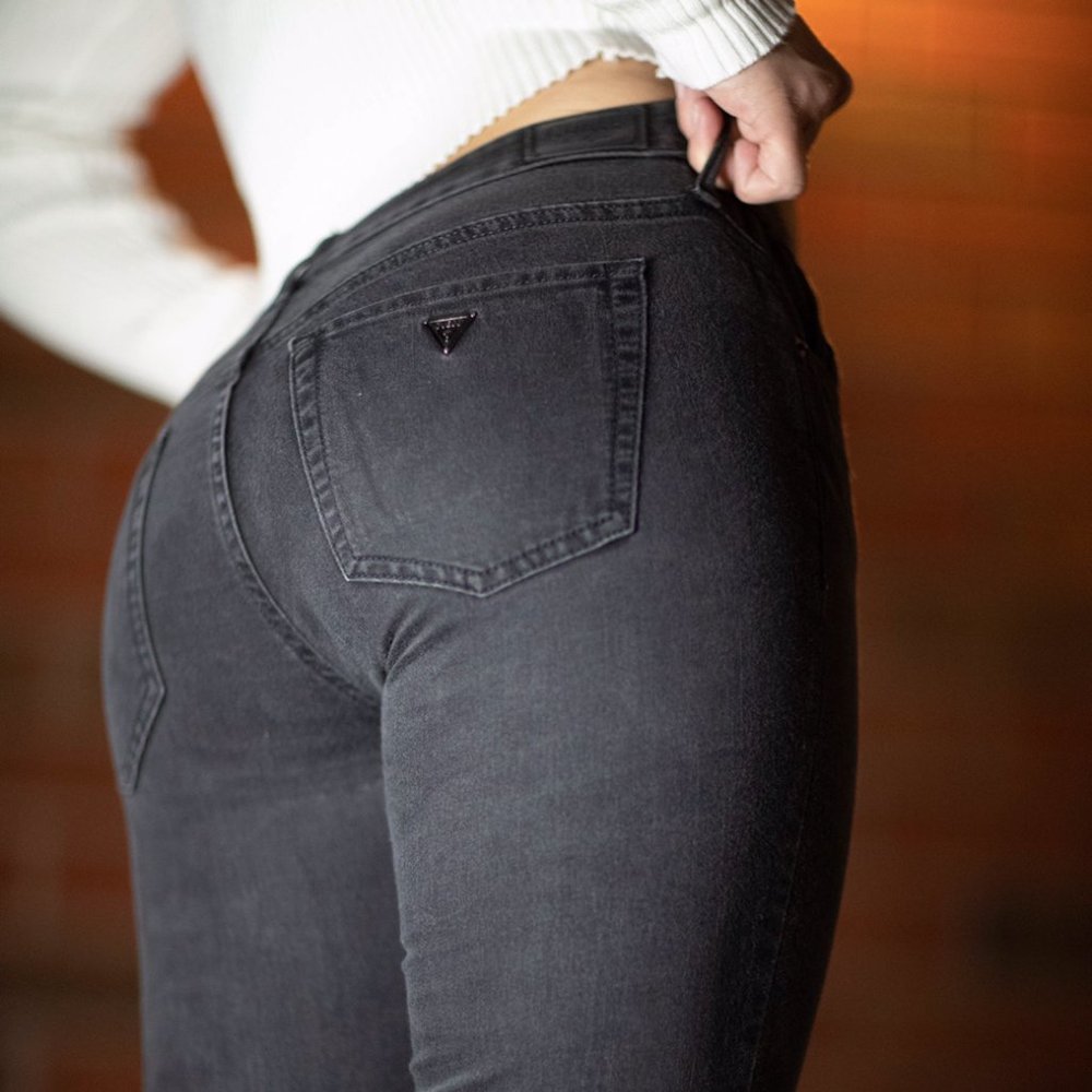 GUESS Black Bootcut Jeans